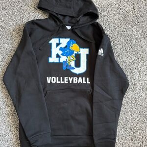 Adidas Black KU Volleyball Sweater